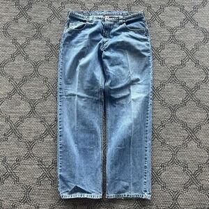 Vintage Silver Jeans Men's 36x32 Blue Denim Medium Wash Straight Leg Y2K